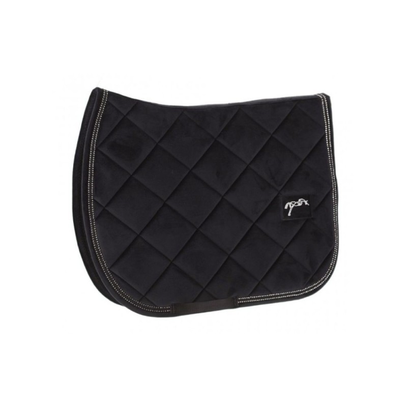 Tapis Noir PENELOPE "New Strass"