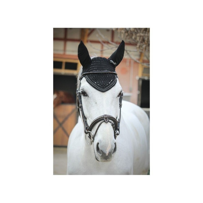 Bonnet pour chevaux PENELOPE "New Strass" CHEVAL NOIR