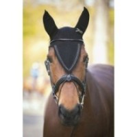 Bonnet pour chevaux long PENELOPE "Strass" COB NOIR