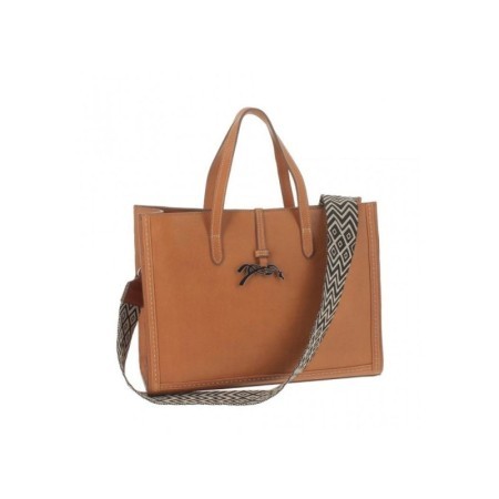 Sac Ã  main PENELOPE "Romane" COGNAC