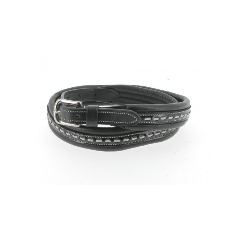 Ceinture PENELOPE "Point Sellier" NOIR 80cm