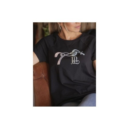 T-shirt Noir PENELOPE "Funky"