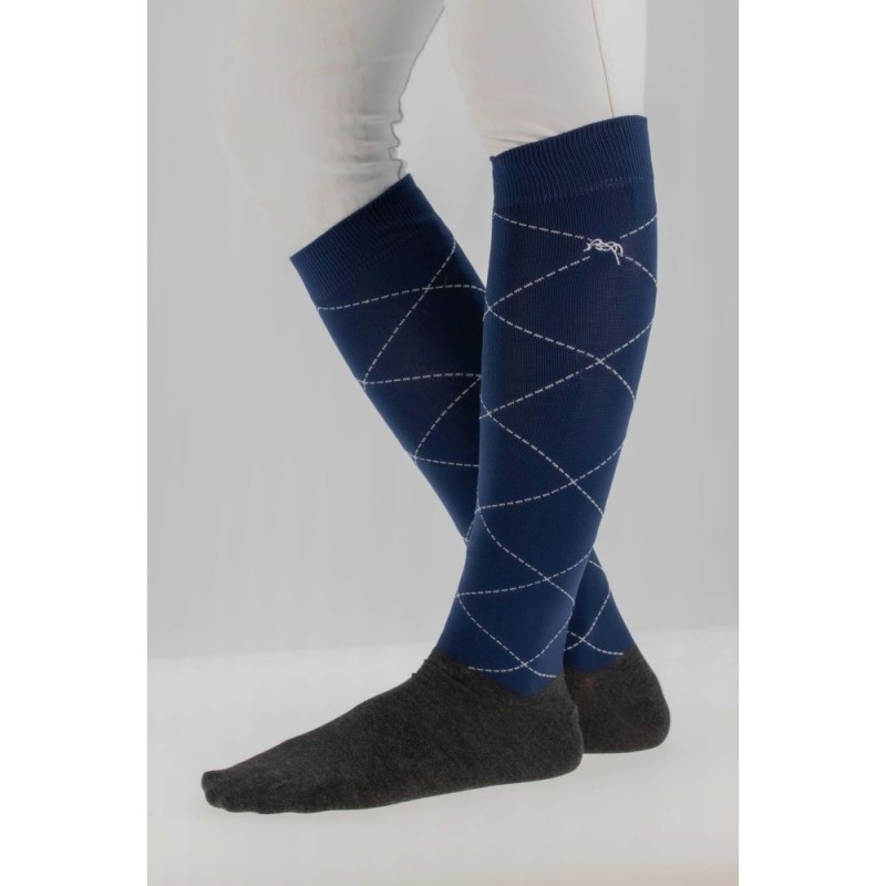 Chaussettes PENELOPE "Luxe" MARINE