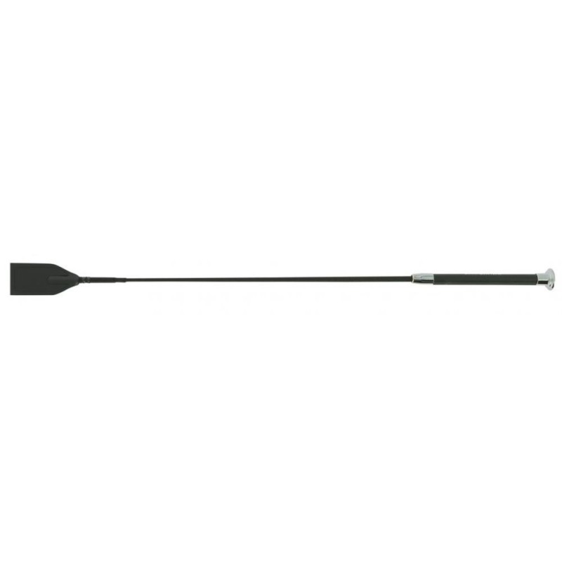 Cravache WHIP & GO "Soft" NOIR/ARGENT