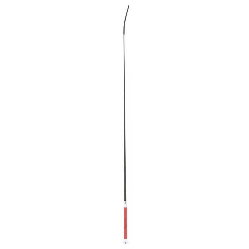 Cravache de dressage WHIP & GO ROUGE/ARGENTE 110 CM