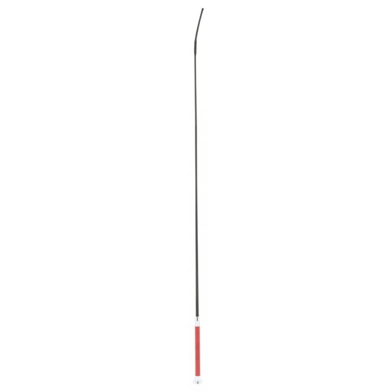 Cravache de dressage WHIP & GO ROUGE/ARGENTE 110 CM