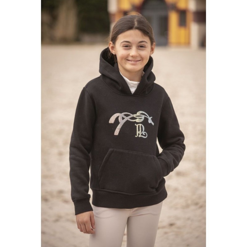 Sweat-shirt Noir EDEN BY PL "Funny"