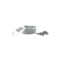 Ã‰lastiques silicone HIPPOTONIC ARGT/Bte450