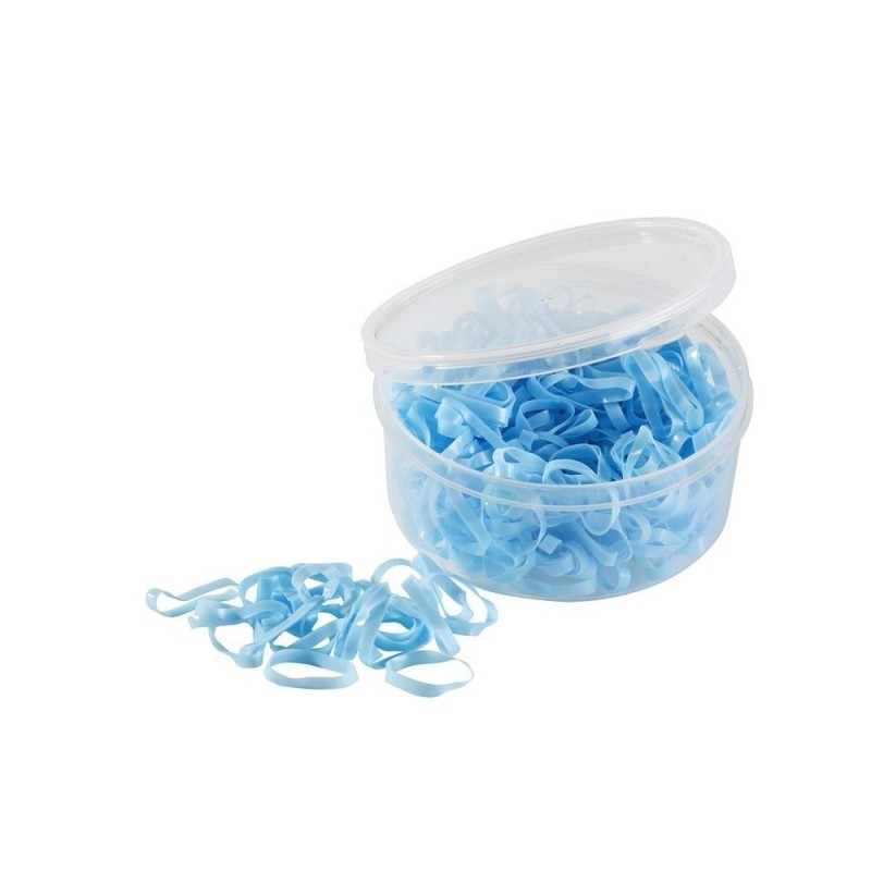 Ã‰lastiques silicone HIPPOTONIC CIEL/Bte450
