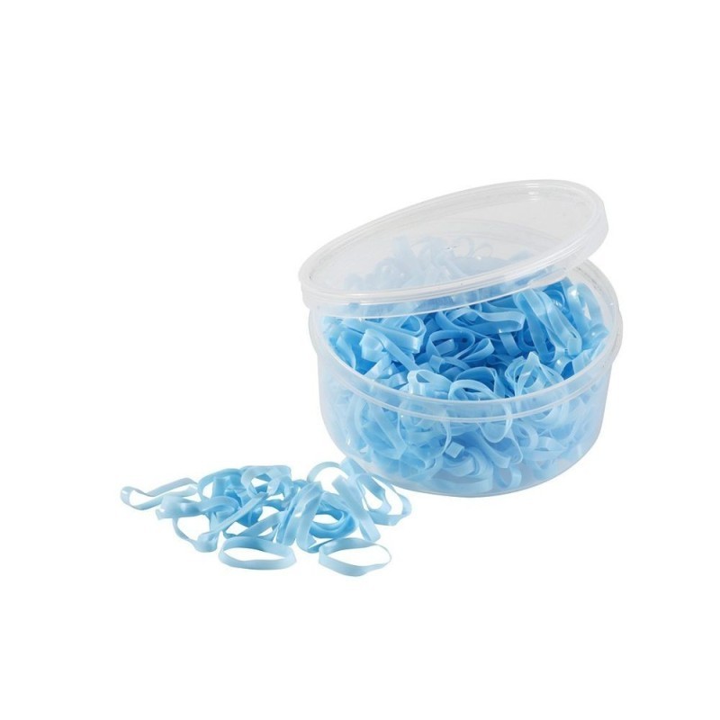 Ã‰lastiques silicone HIPPOTONIC CIEL/Bte450