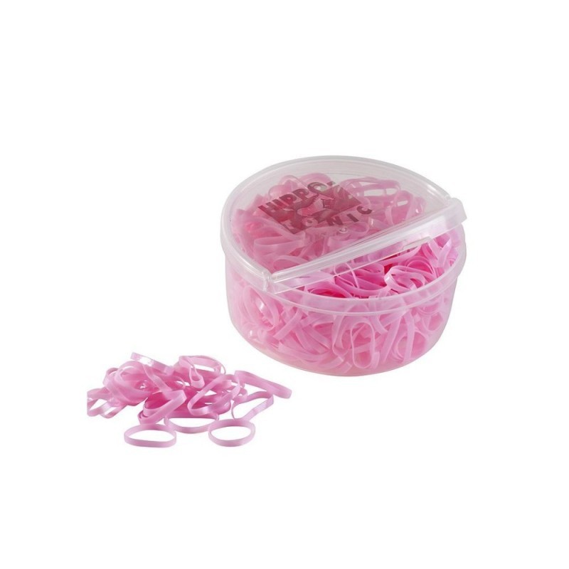 Ã‰lastiques silicone HIPPOTONIC ROSE/Bte450