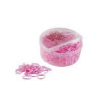 Ã‰lastiques silicone HIPPOTONIC ROSE/Bte450