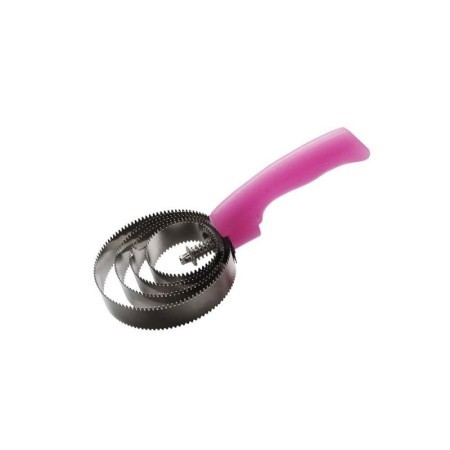 Ã‰trille mÃ©tallique ronde HIPPOTONIC fluo pailletÃ© ROSE