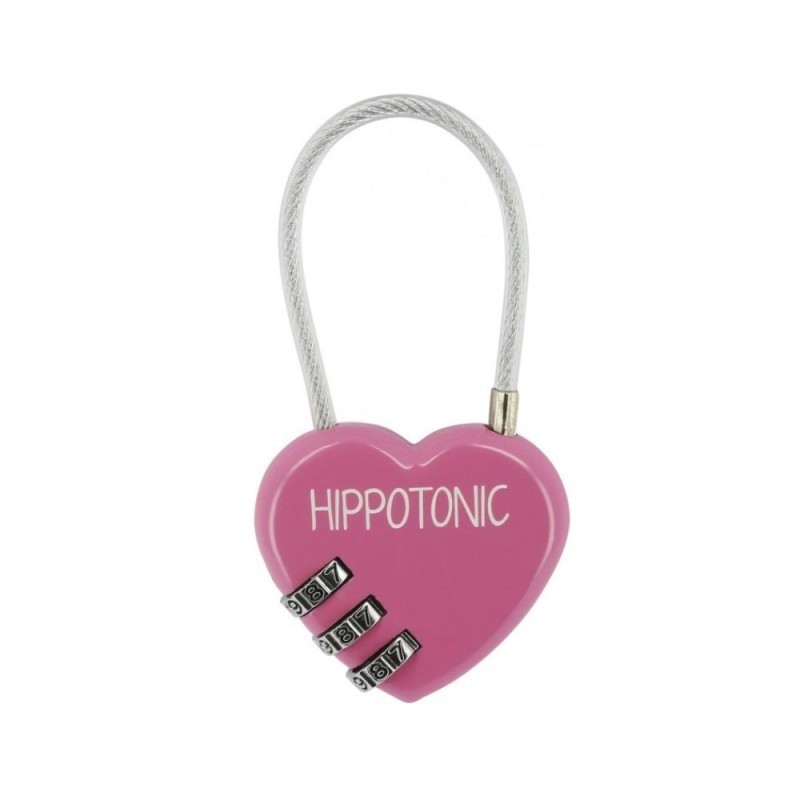 Cadenas HIPPOTONIC "Coeur" FUCHSIA