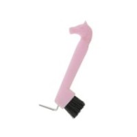 Cure-pied brosse HIPPOTONIC tÃªte de cheval ROSE