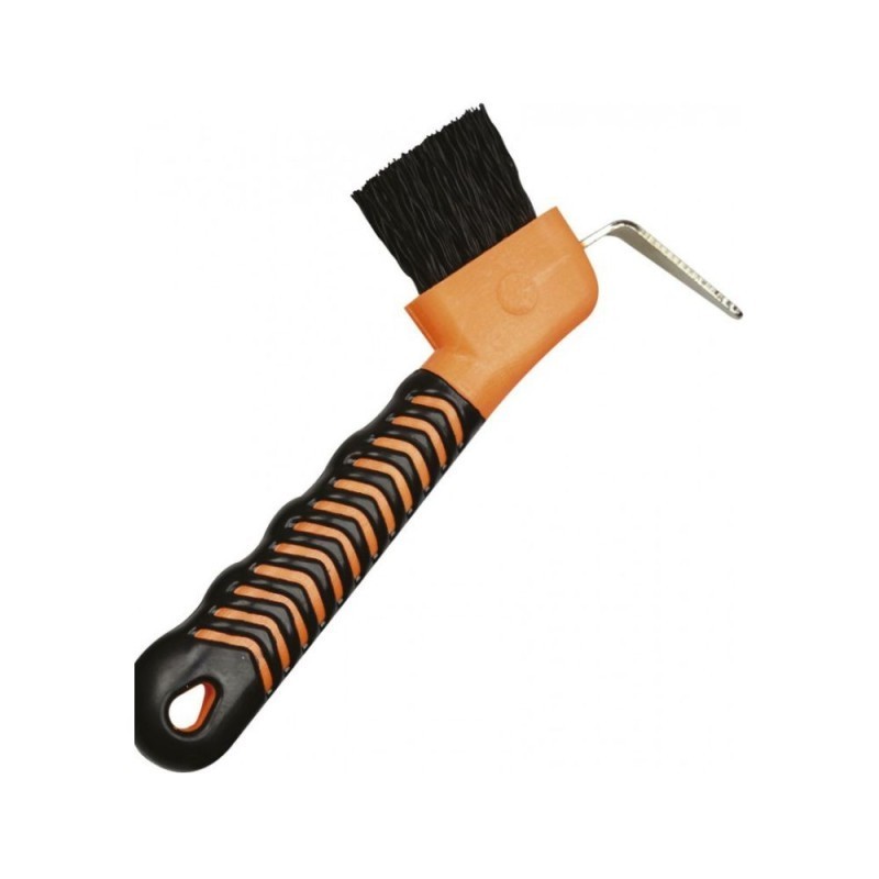 Cure-pied HIPPOTONIC â€œSoft Handâ€ ORANGE/NOIR