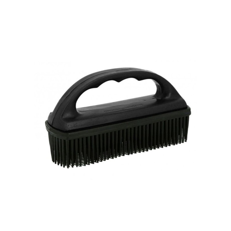 Brosse Noir en caoutchouc HIPPOTONIC pour tapis