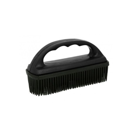 Brosse Noir en caoutchouc HIPPOTONIC pour tapis