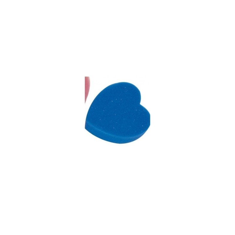 Ã‰ponge forme COEUR HIPPOTONIC BLEU