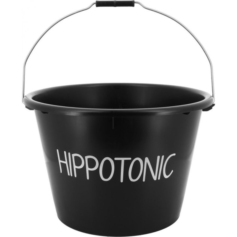 Seau d'Ã©curie HIPPOTONIC 19L Noir
