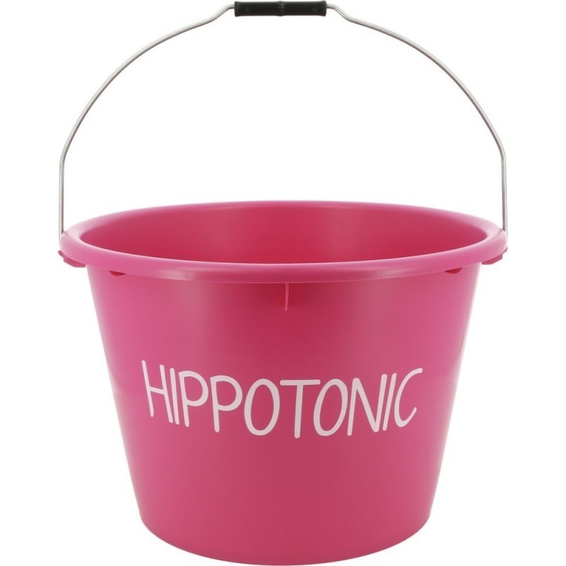 Seau d'Ã©curie HIPPOTONIC 19L Rose