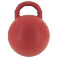Ballon Ã  poignÃ©e HIPPOTONIC pour chevaux Rouge