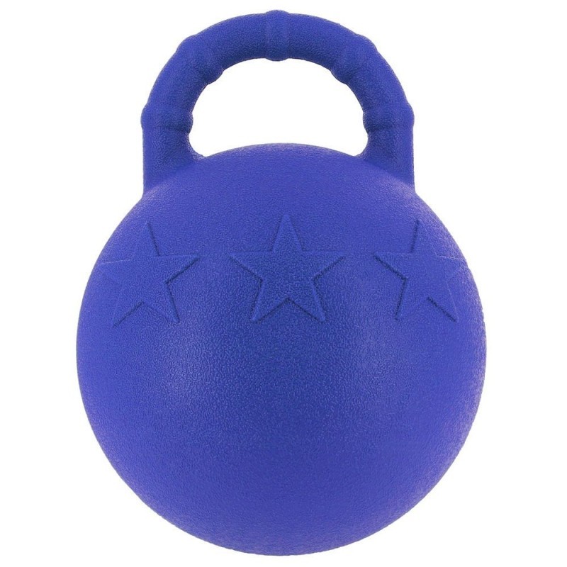 Ballon Ã  poignÃ©e HIPPOTONIC pour chevaux Bleu Roi