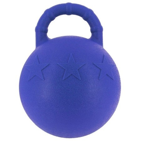 Ballon Ã  poignÃ©e HIPPOTONIC pour chevaux Bleu Roi