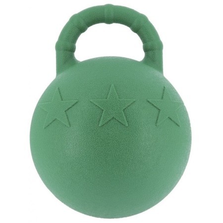 Ballon Ã  poignÃ©e HIPPOTONIC pour chevaux Vert