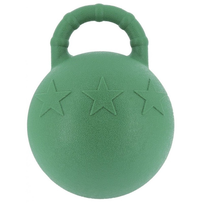 Ballon Ã  poignÃ©e HIPPOTONIC pour chevaux Vert