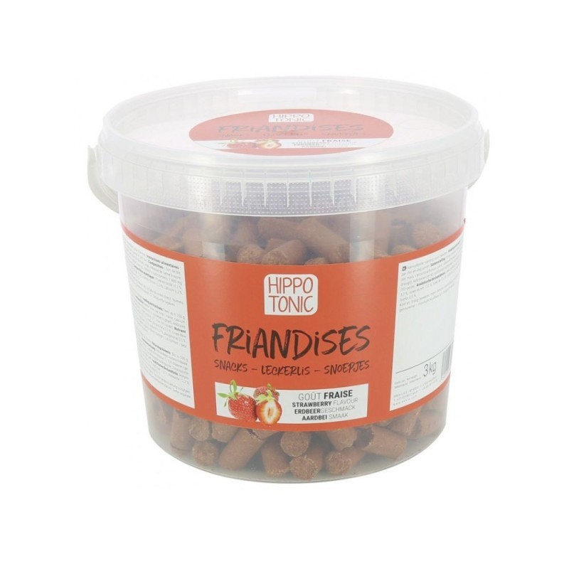 Friandises HIPPOTONIC, goÃ»t fraise 3KG