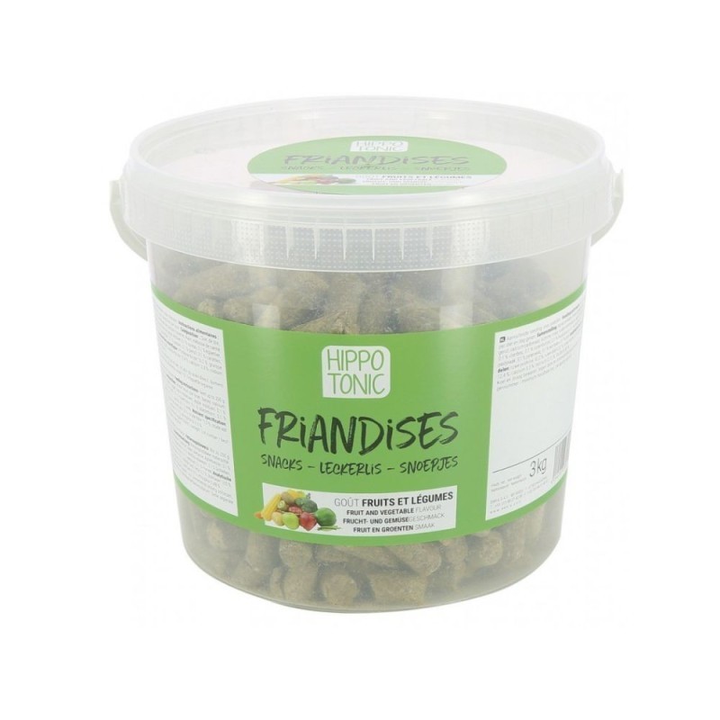 Friandises HIPPOTONIC, goÃ»t fruit et lÃ©gumes 3KG