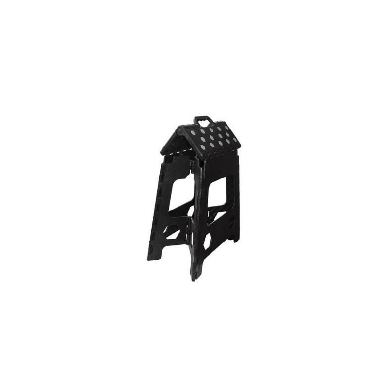 Tabouret-marchepied pliant HIPPOTONIC NOIR/GRIS