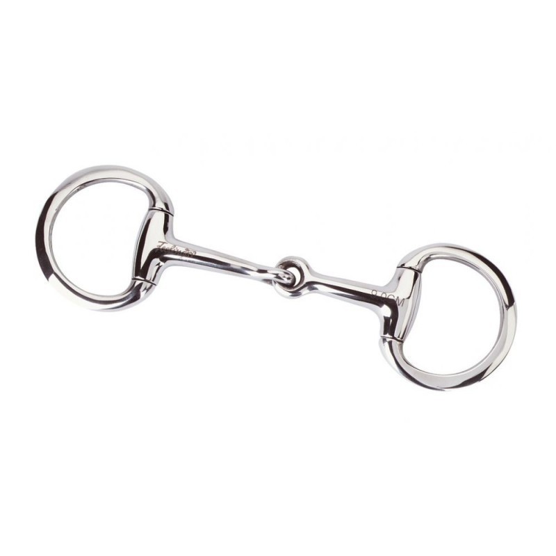 Feeling - Mors mini Ã  olive, brisÃ©, anneaux plats, en inox 90 MM