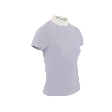 Polo EQUITHÃˆME "London", Enfant VIOLET