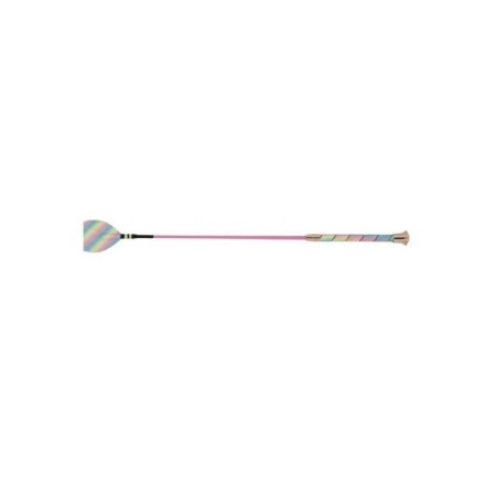 Cravache WHIP & GO "Strassy" ARC EN CIEL