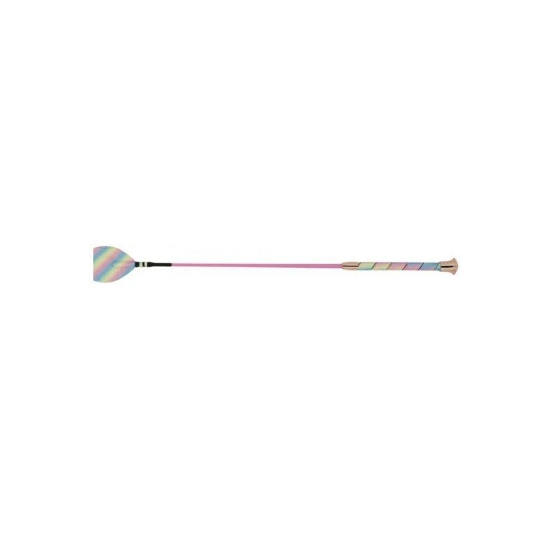 Cravache WHIP & GO "Strassy" ARC EN CIEL
