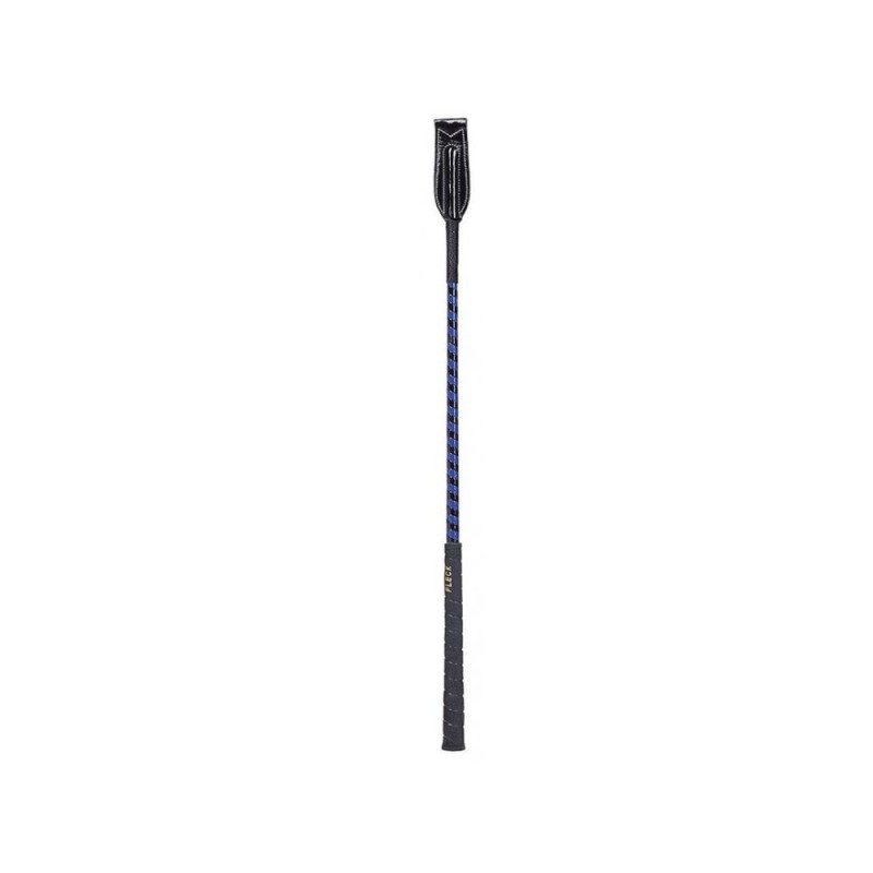 Cravache FLECK claquette vernis NOIR/BLEU