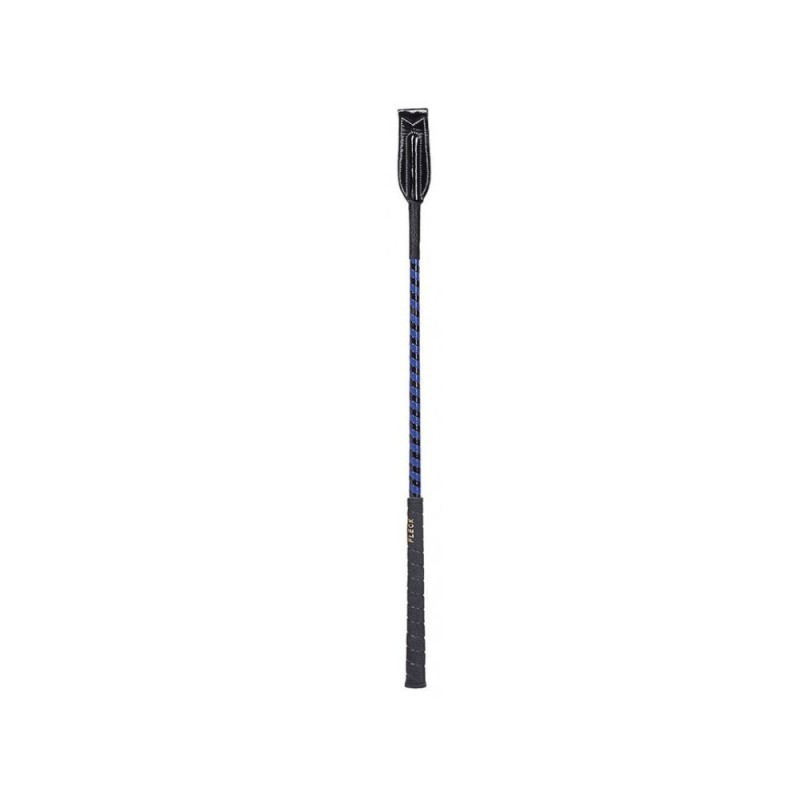 Cravache FLECK claquette vernis NOIR/BLEU