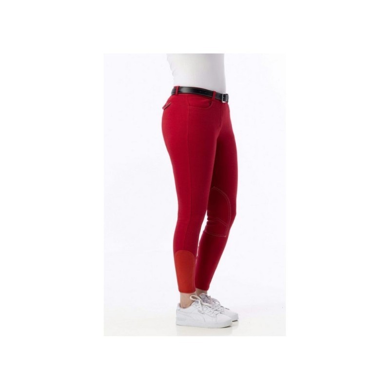 Pantalon Rouge RIDING WORLD "Alexandrie", Femmes