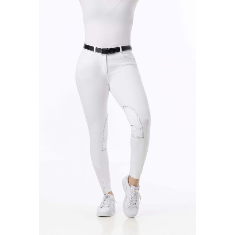 Pantalon Blanc RIDING WORLD  Femmes