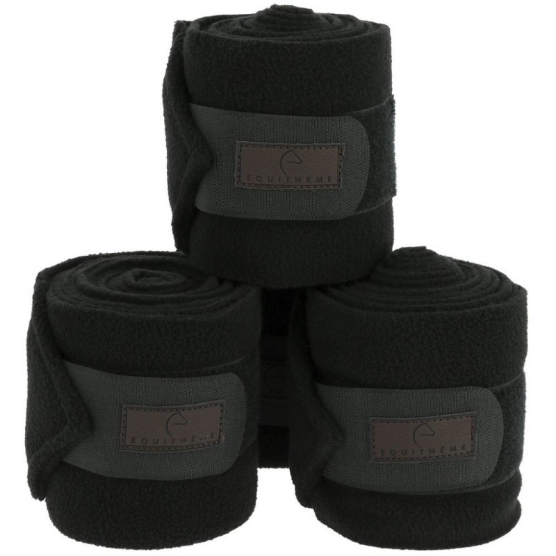 Bandes de polo EQUITHÃˆME NOIR