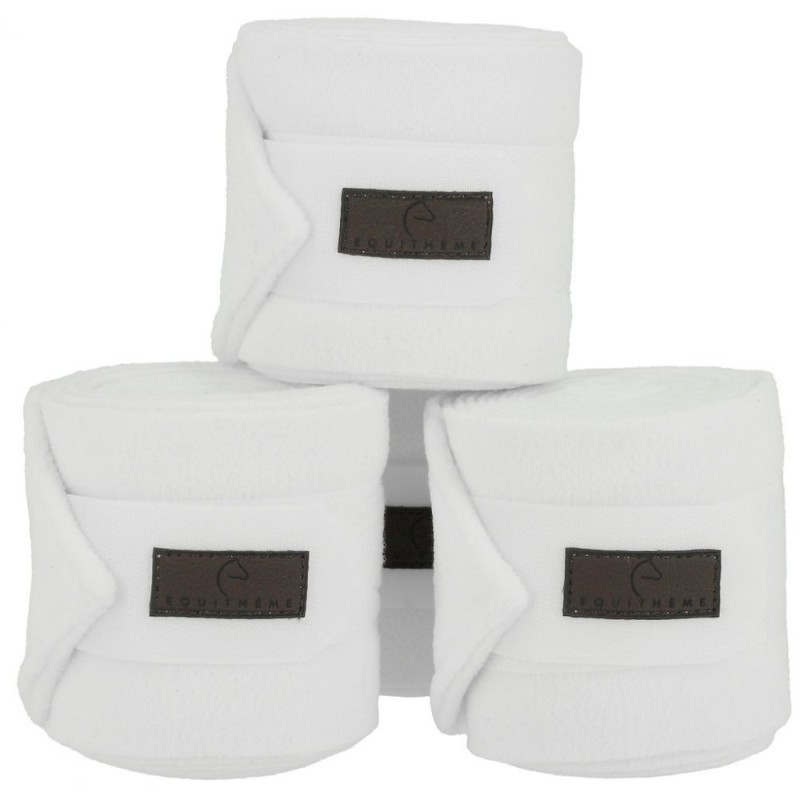 Bandes de polo EQUITHÃˆME BLANC