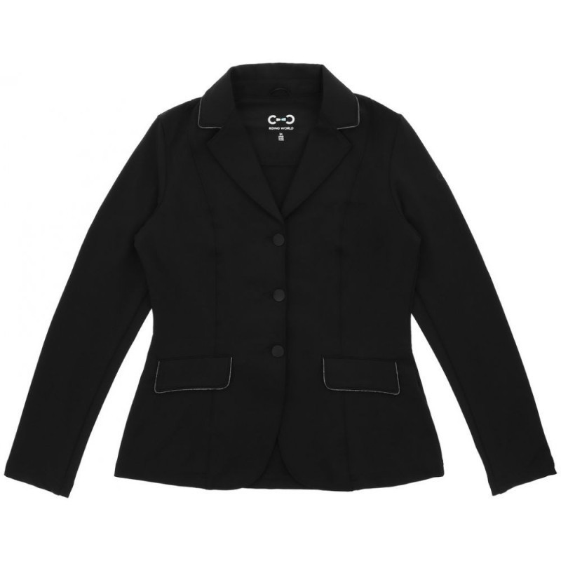 Veste de concours noir RIDING WORLD