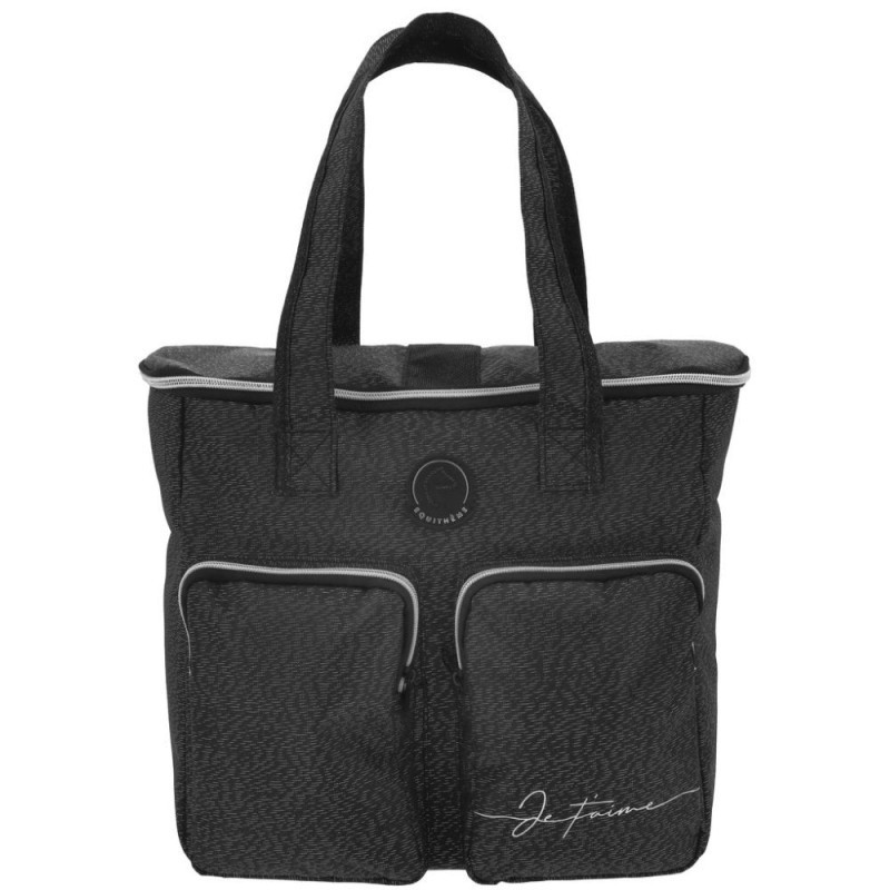 Sac Groom Je t'aime EQUITHÃˆME Noir