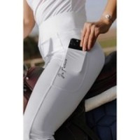 Legging Je t'aime EQUITHÃˆME - Flora BLANC
