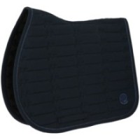 Tapis de selle Je t'aime EQUITHÃˆME - Origine Bleu