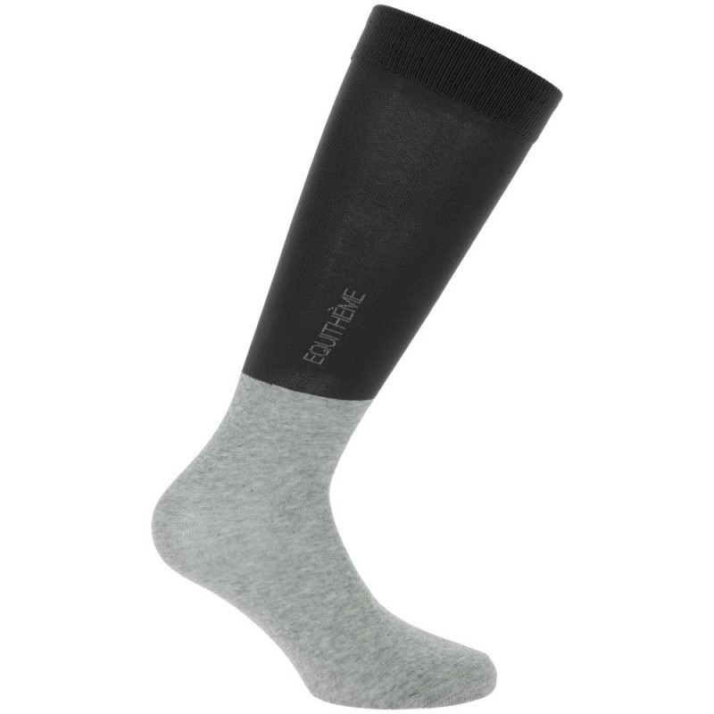 Chaussettes EQUITHÃˆME - Compet NOIR