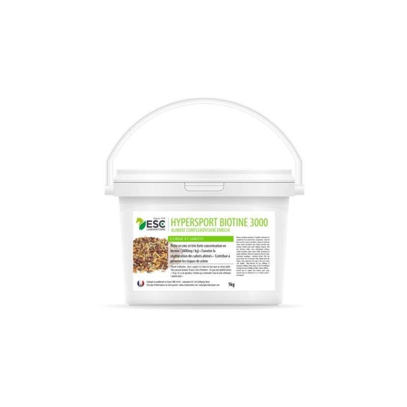 Biotine cheval â€“ HYPERSPORT BIOTINE 3000 â€“ Formule concentrÃ© 1 KG