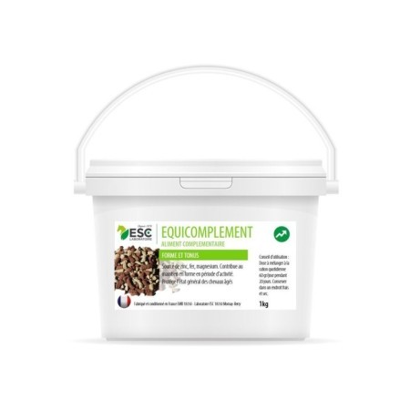 EQUICOMPLEMENT â€“ CMV cheval au prÃ© ou au box â€“ source de sÃ©lÃ©nium, magnÃ©sium et zinc 1 KG